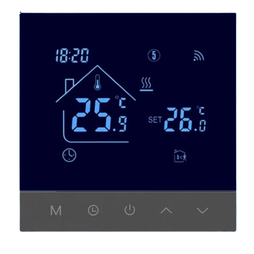 Терморегулятор Beok для газового и электрического котла черный